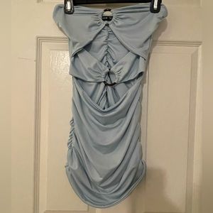 Baby Blue Mini Dress